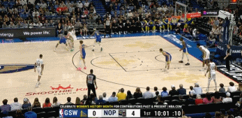 有点蒙？！勇士对阵多主力缺阵的鹈鹕 上来就被对手轰出7-0！